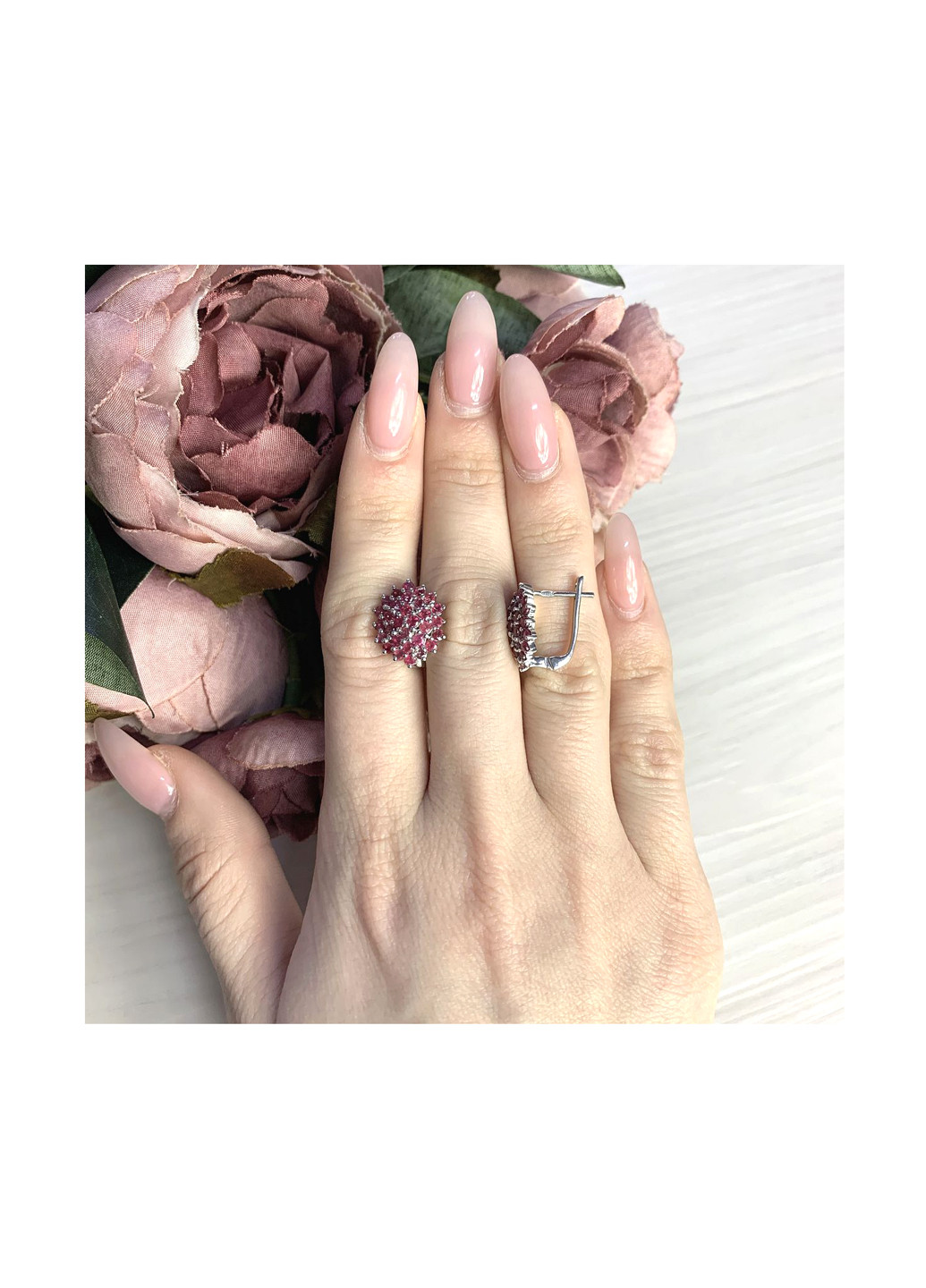 Сережки Silver Flame (213140038)