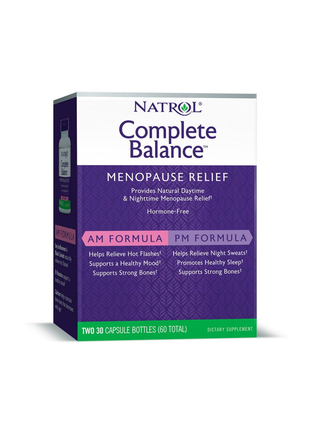 Вітаміни при менопаузі Complete Balance Menopause Relief AM / PM 2 х 30 капсул Natrol (255410561)
