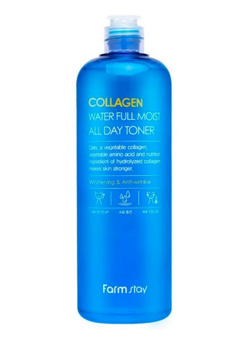 Зволожуючий тонер з колагеном Collagen Water Full Moist Toner, 500 мл FarmStay (202414516)