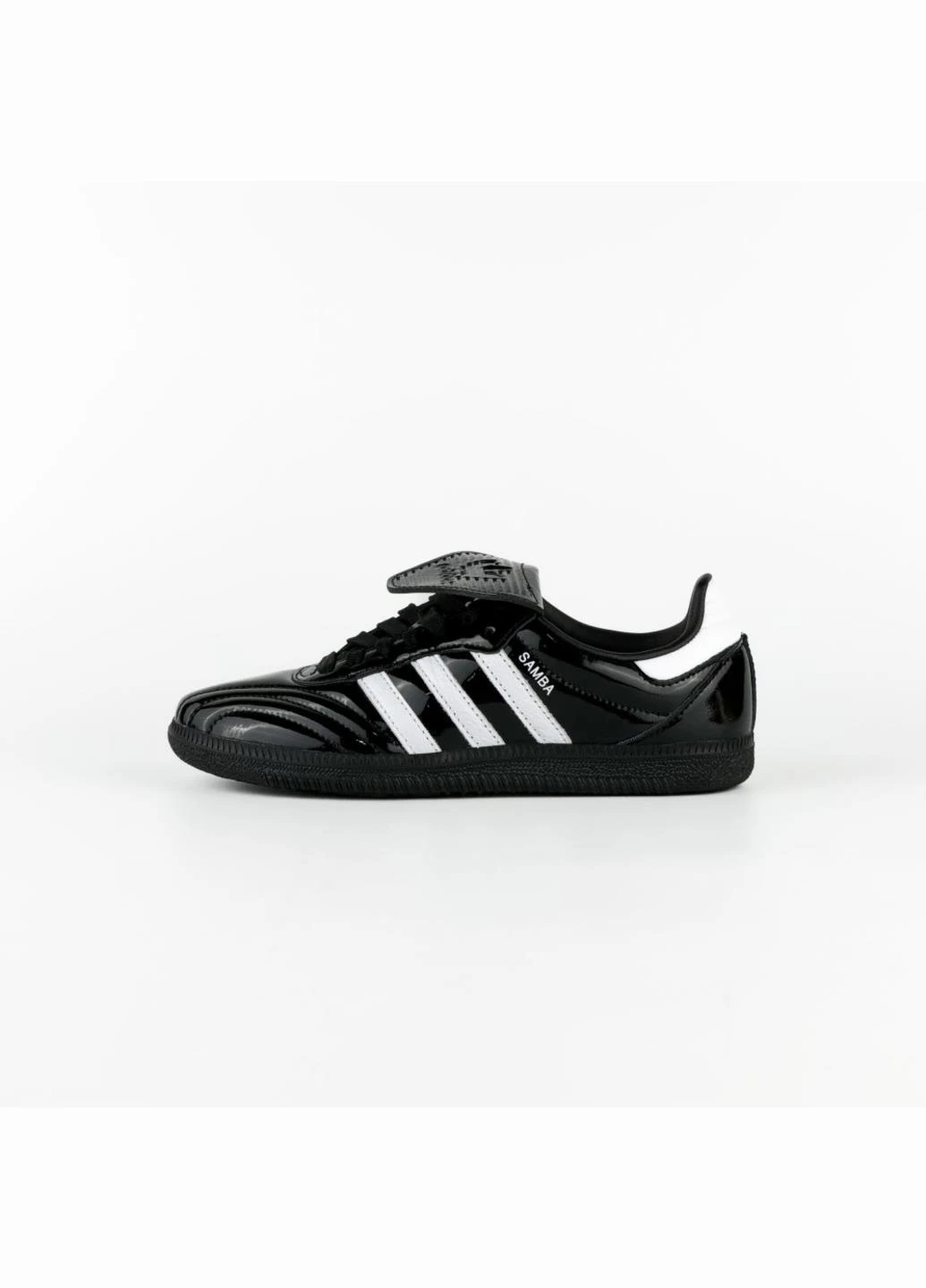 Кроссовки JI2707 adidas Samba LT Core Black Patent Leather чёрно-белые всесезоны (341083534)