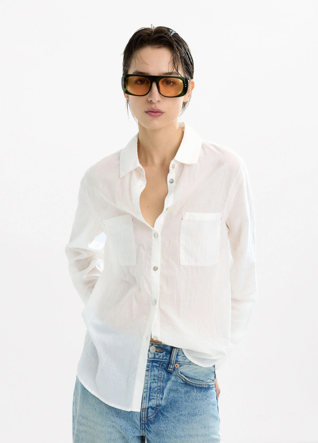 Белая блуза Parfois