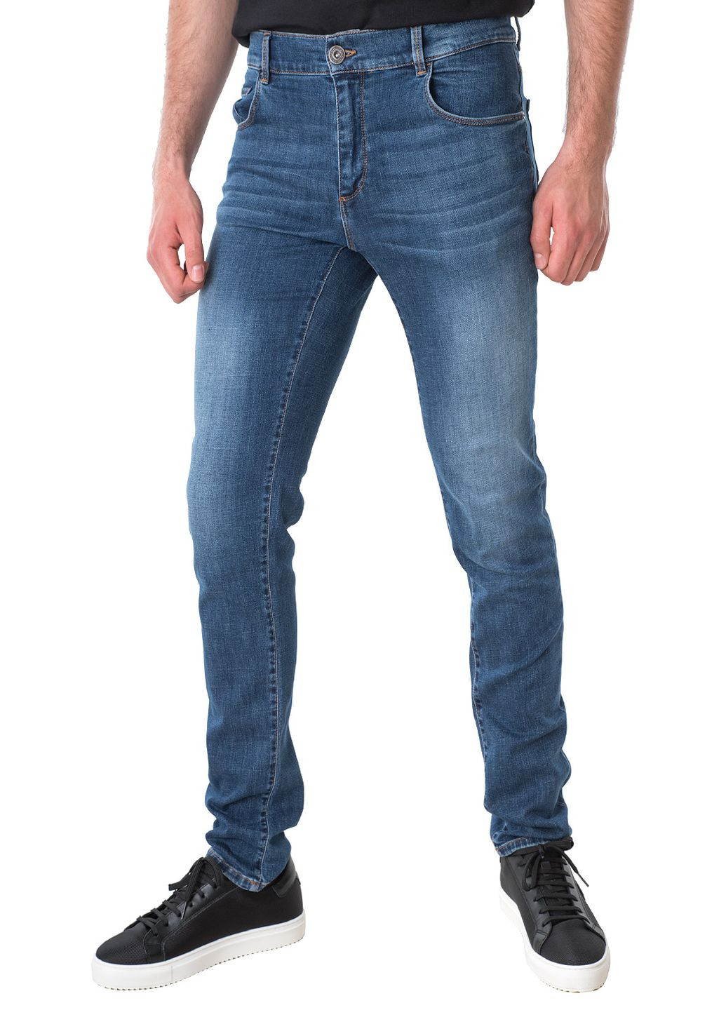 Синие летние джинсы Trussardi Jeans