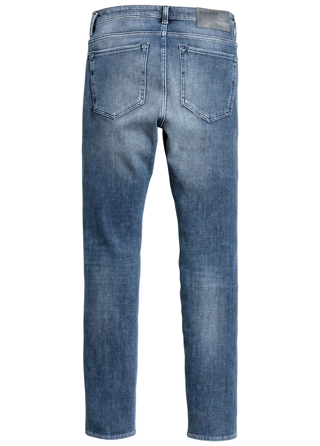 Голубые демисезонные эластичные джинсы- skinny 360 tech H&M