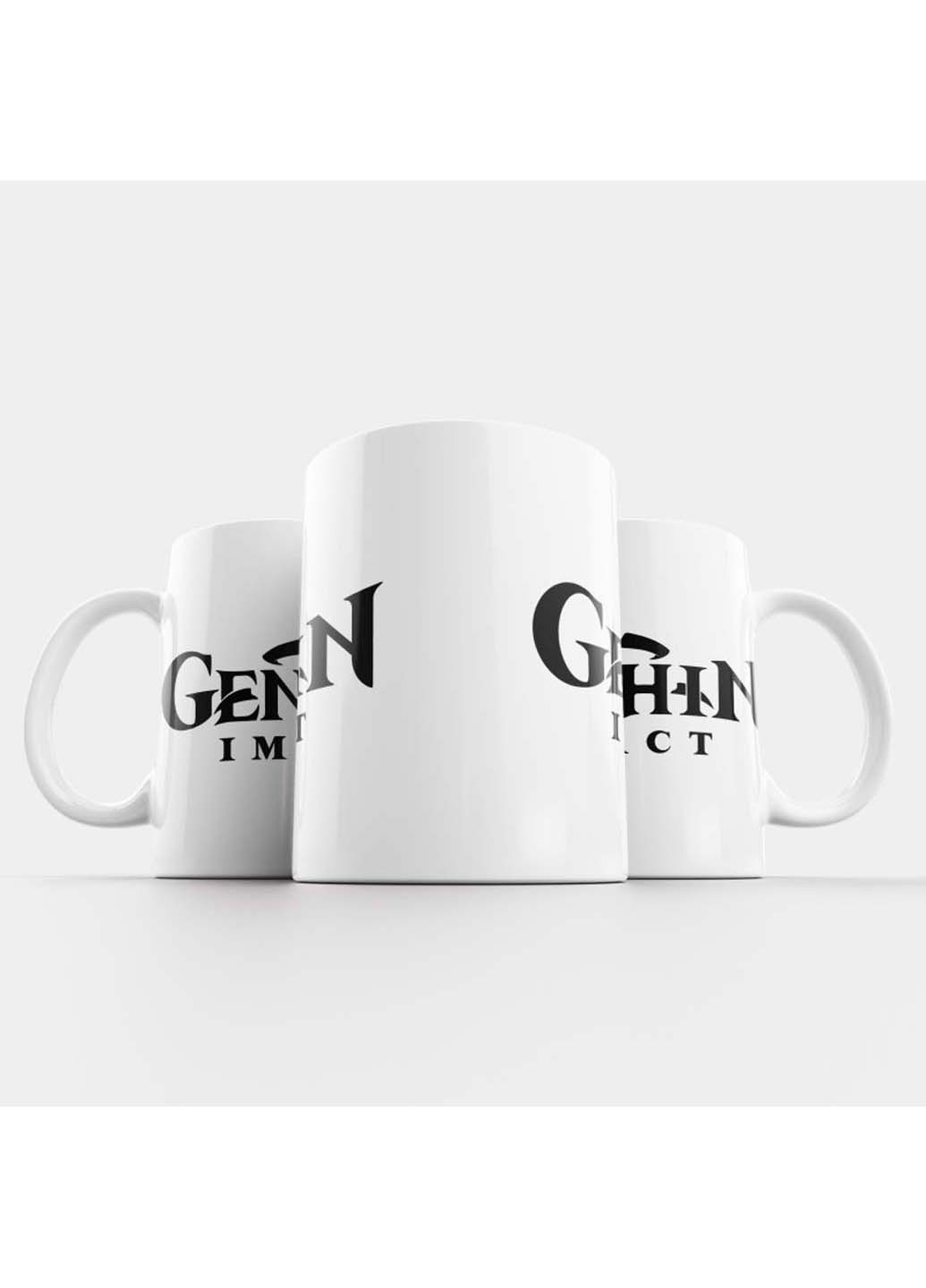 Чашка Fan Girl лого Геншин Импакт - Genshin Impact 330 мл (254914938)