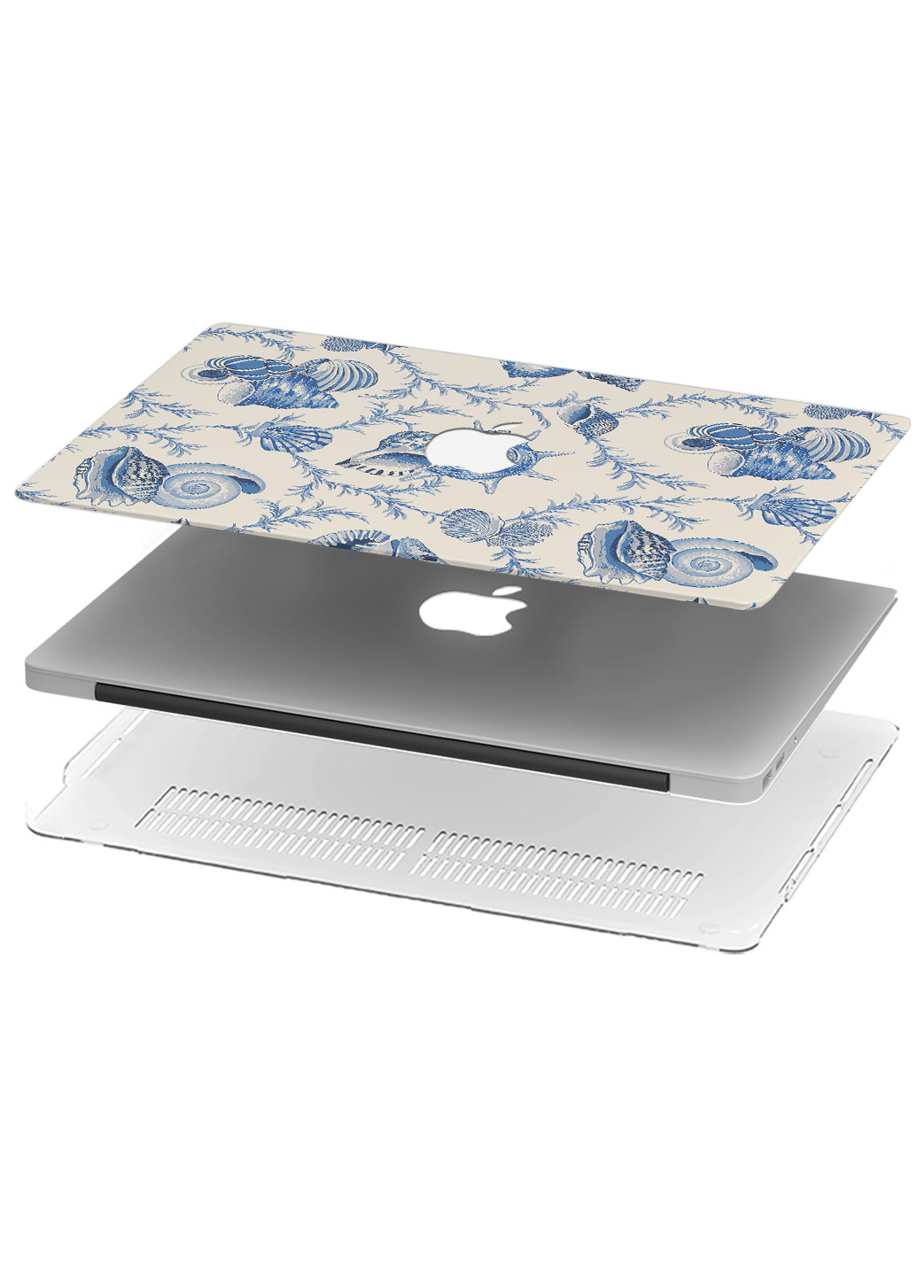 Чохол пластиковий для Apple MacBook Air 13 A1466 / A1369 Мушлі (Shells) (6351-1662) MobiPrint (218538736)