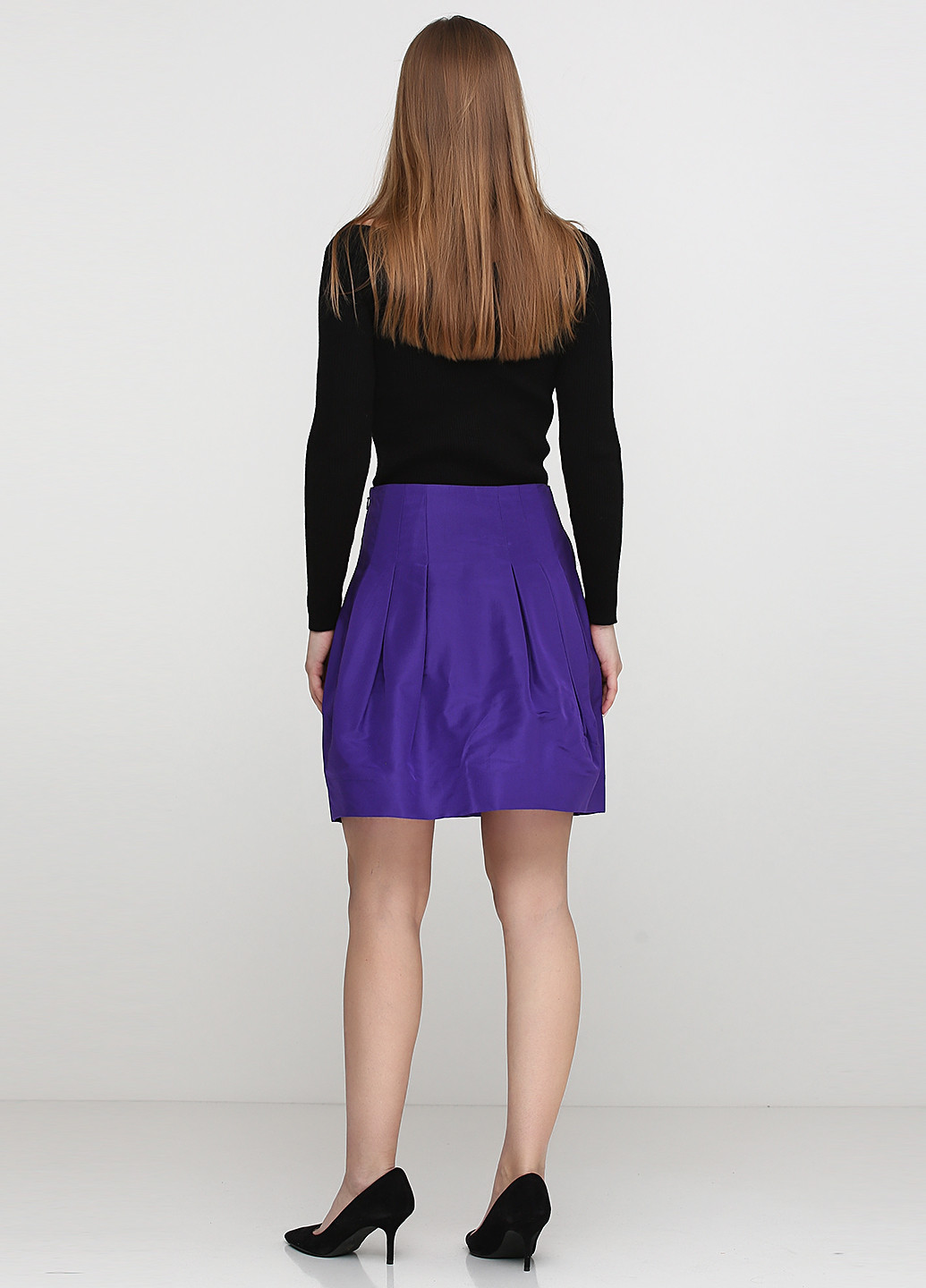 Фиолетовая однотонная юбка Ralph Lauren