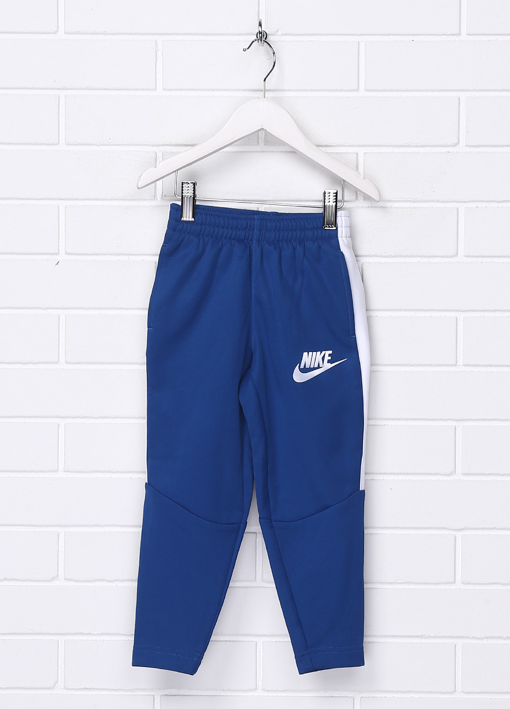 Синие спортивные демисезонные брюки зауженные Nike