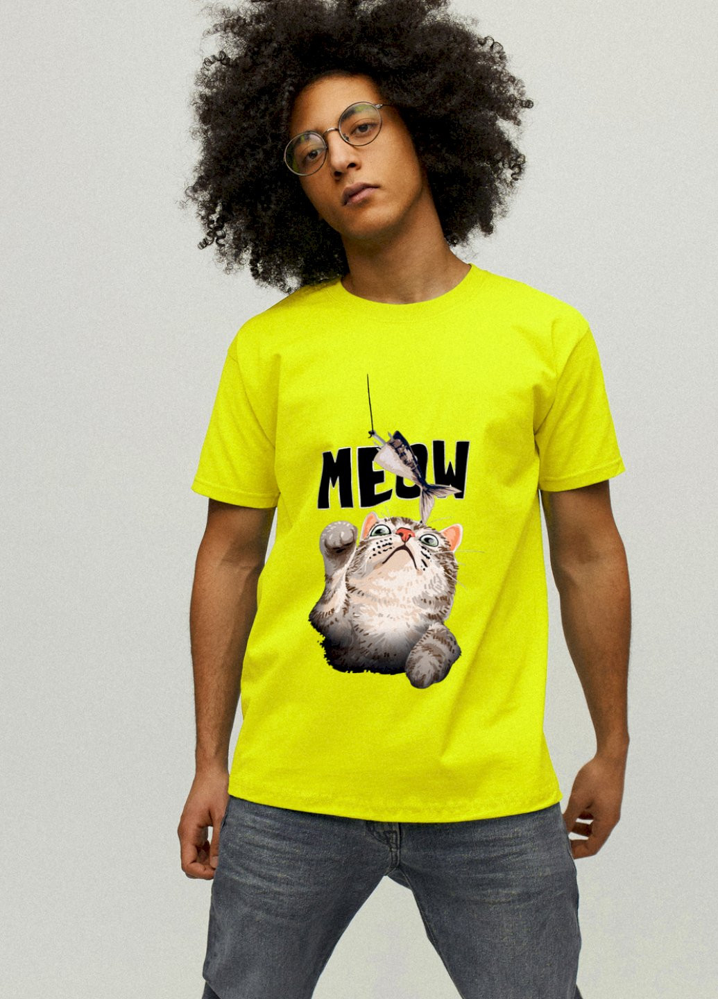 Жовта футболка чоловіча YAPPI