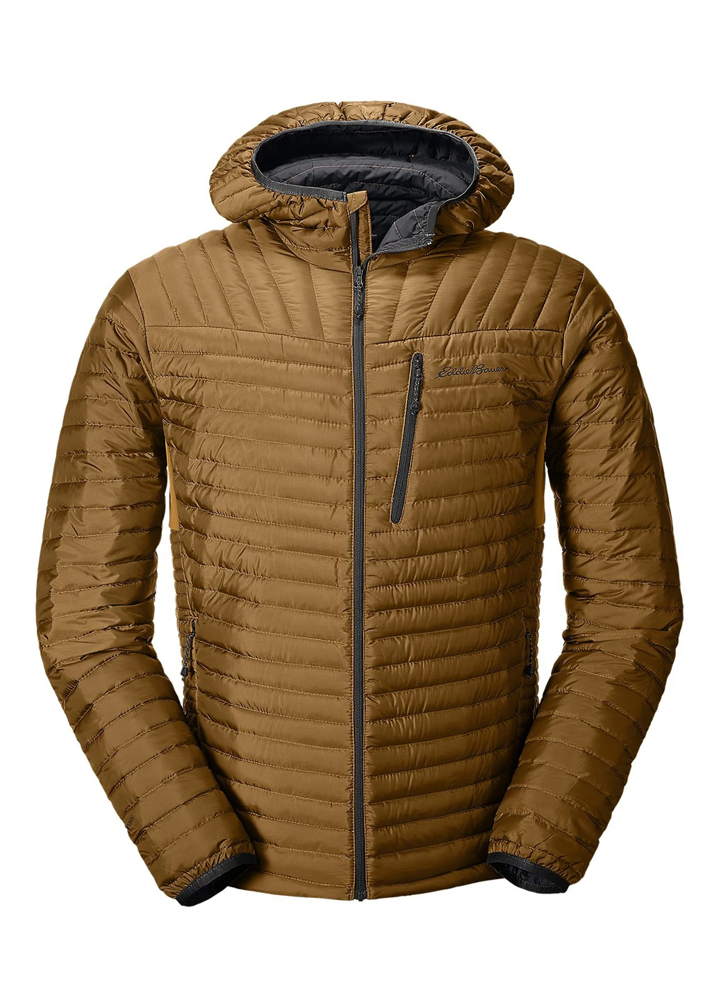 Коричневий зимній Пуховик Eddie Bauer