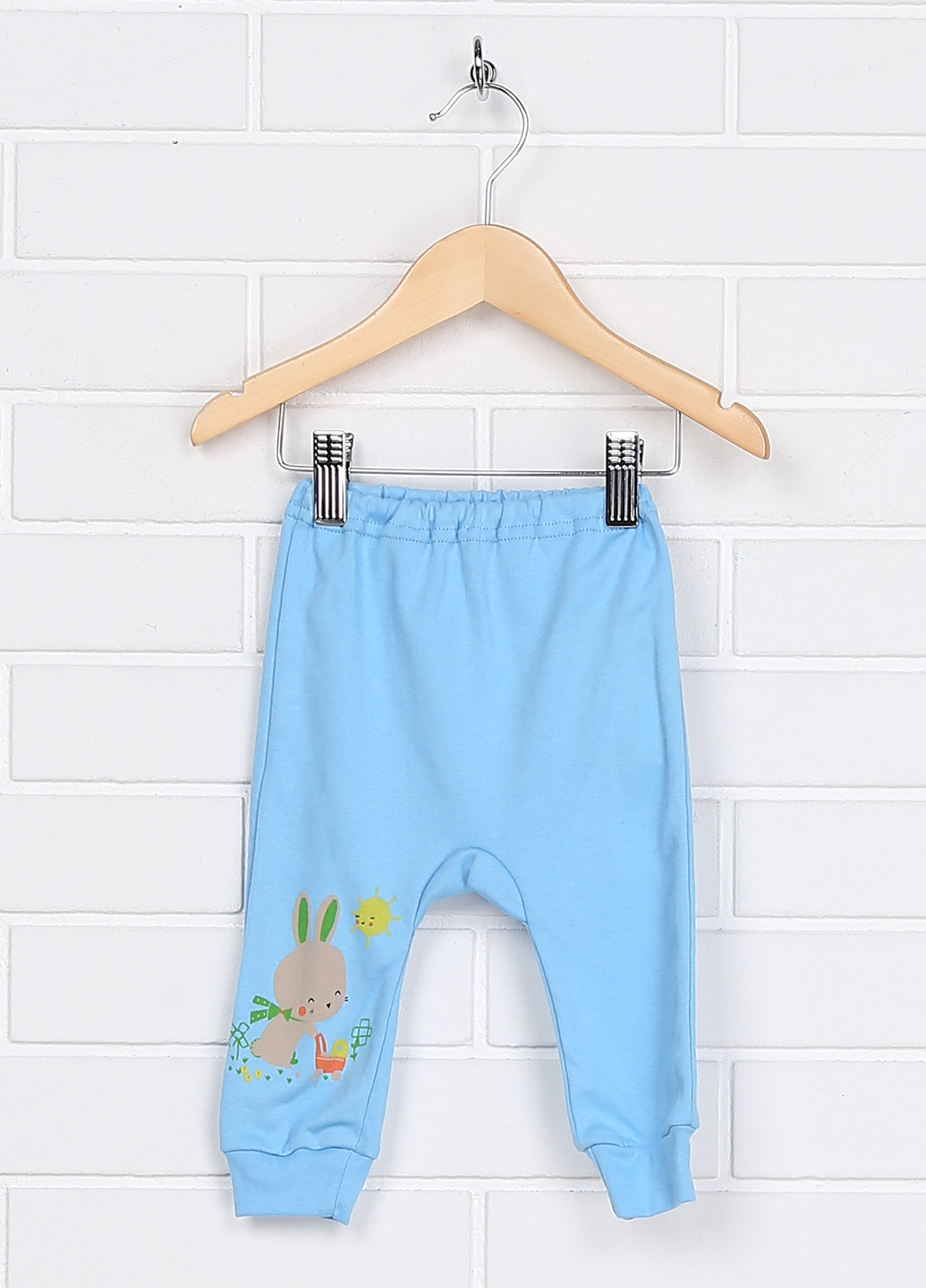 Голубые домашние демисезонные брюки Baby Art
