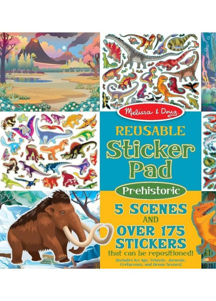 Набір для творчості Melissa & Doug Набір багаторазових наклейок Доісторичний світ (MD9341) Melissa&Doug (202374418)