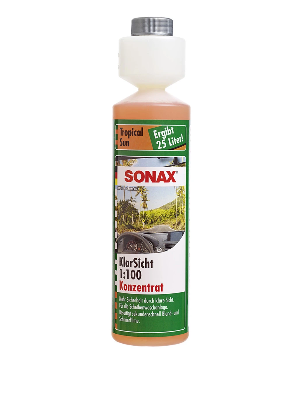 Стеклоомыватель Tropical Sun 1:100, 0,25мл Sonax (119162896)