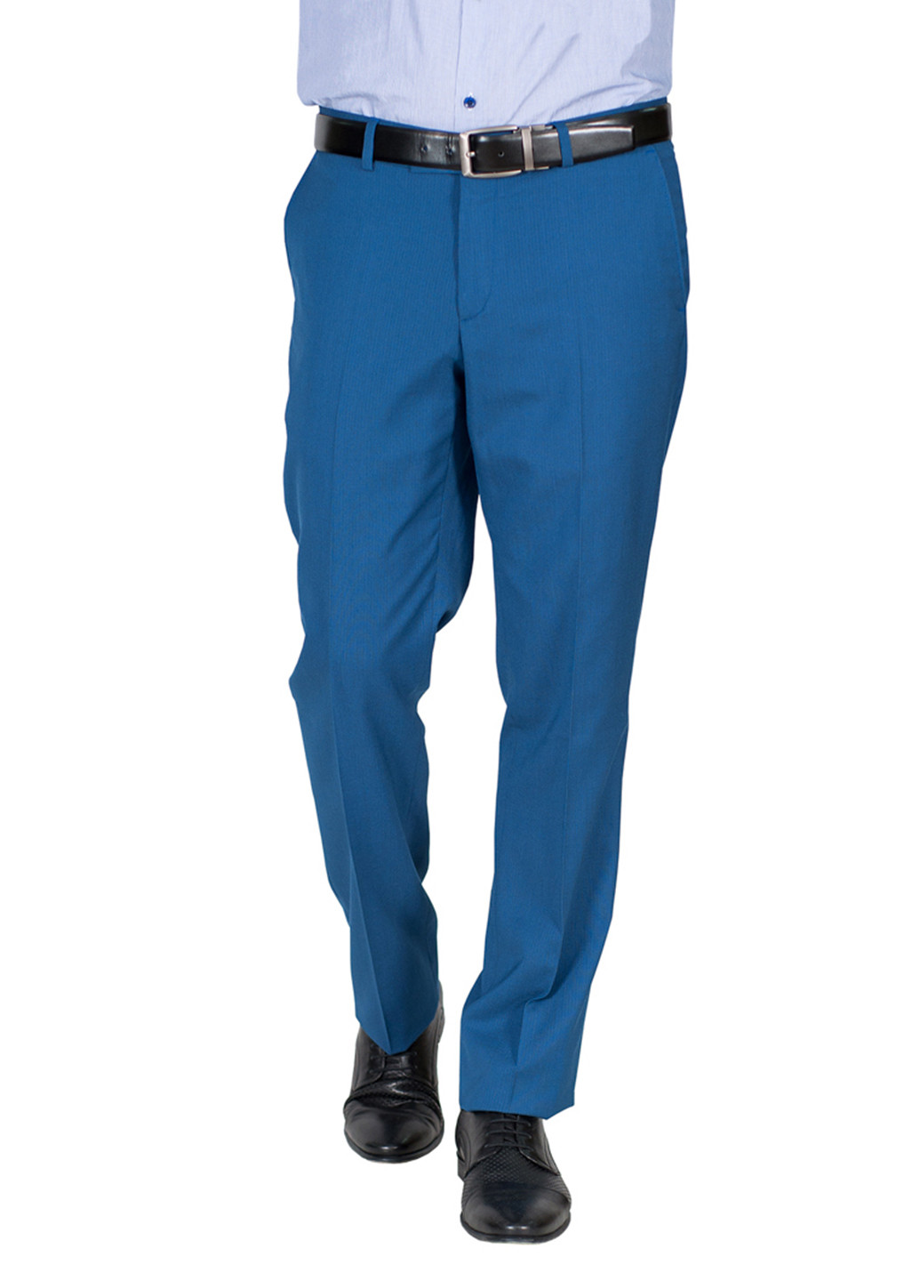 Синие кэжуал демисезонные прямые брюки Gregory Arber