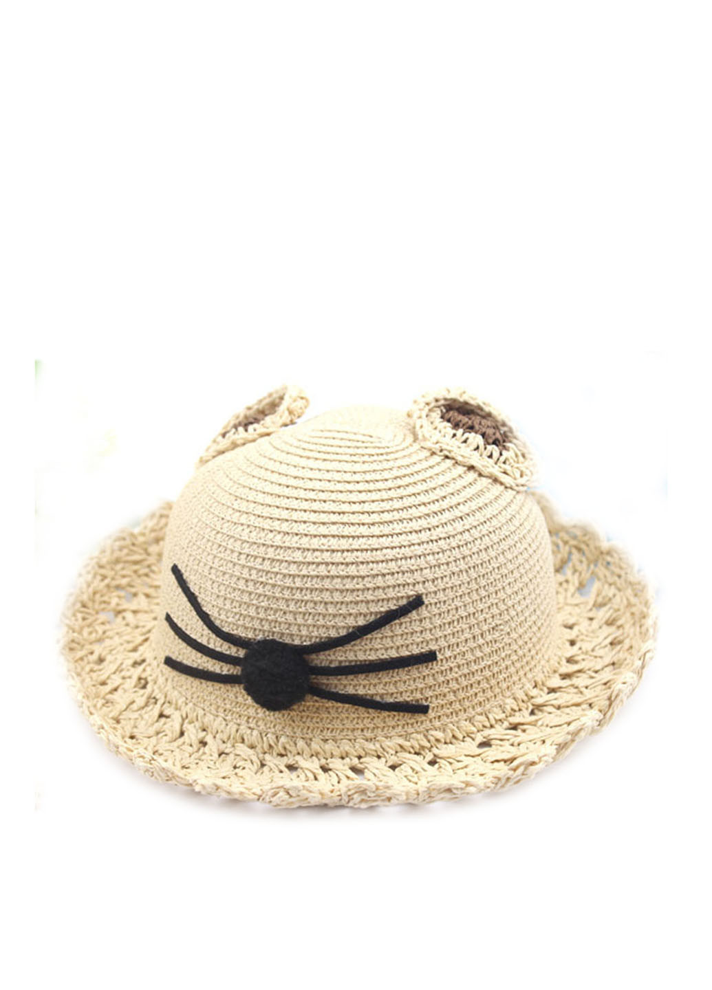 Шляпа Sweet Hats однотонная светло-бежевая кэжуал