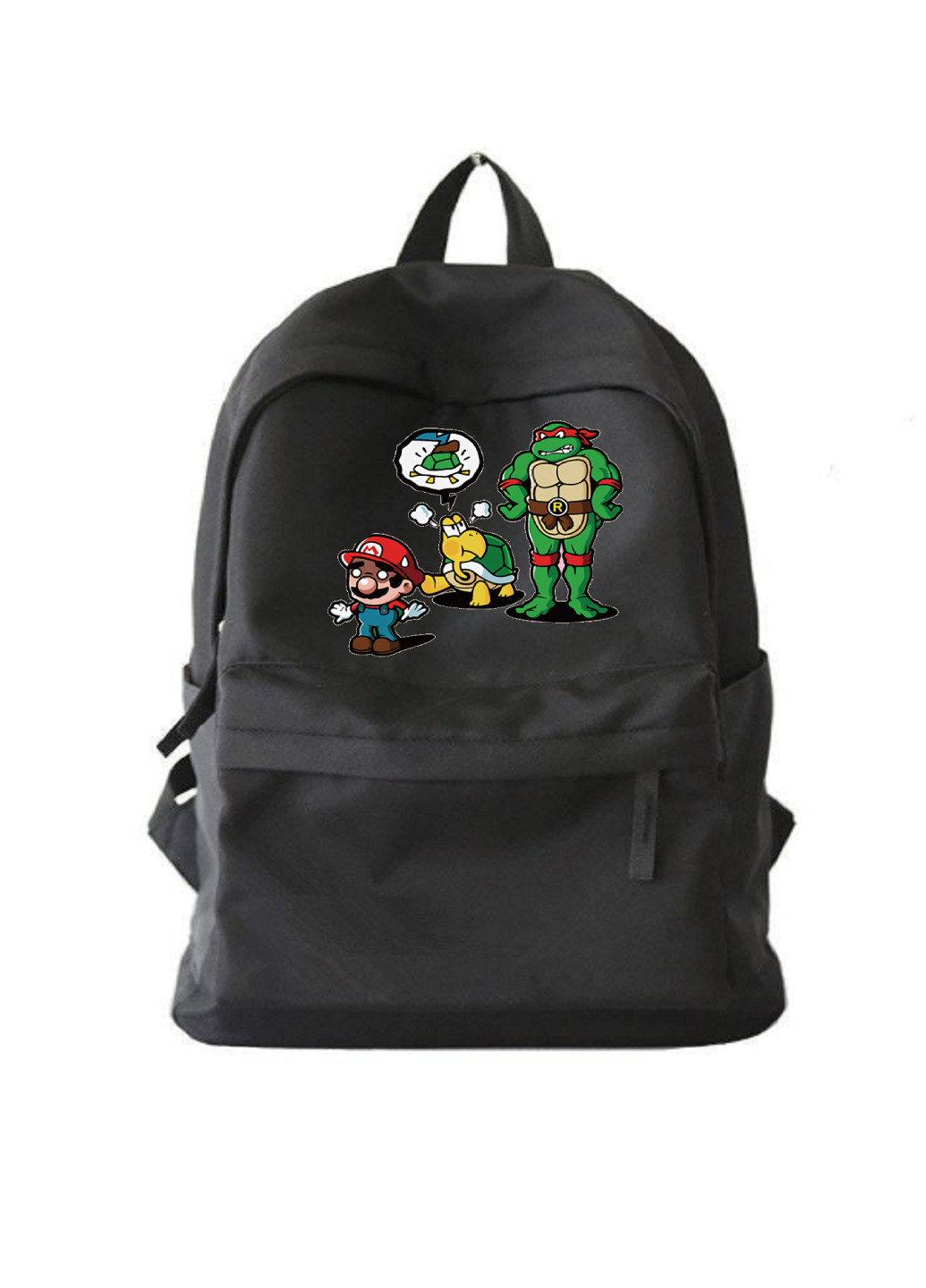 Міський рюкзак чорний Маріо No Brand (255411946)