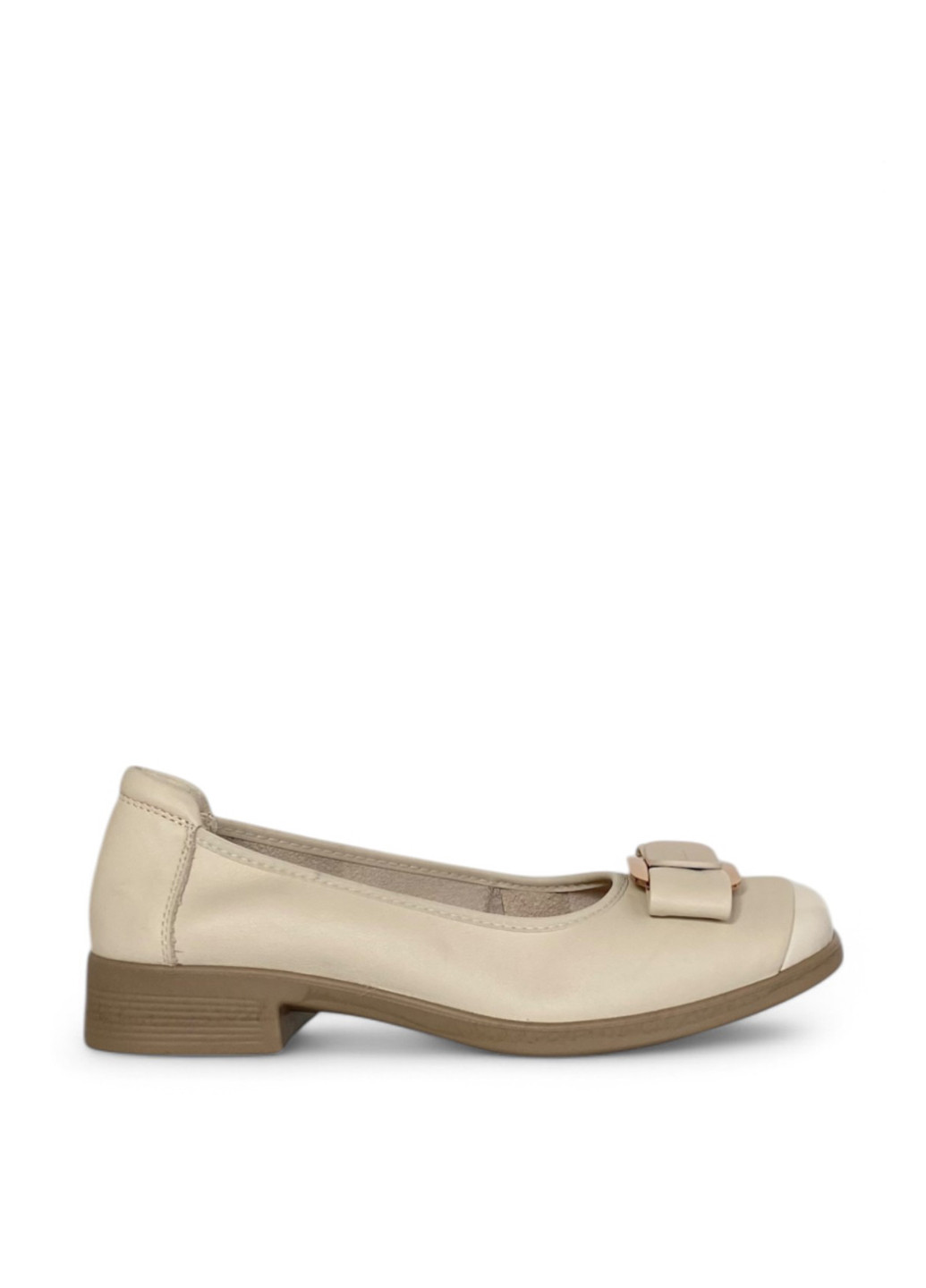 Meego Туфлі бежевий з натуральна шкіра, румунія — демісезон (322090519)