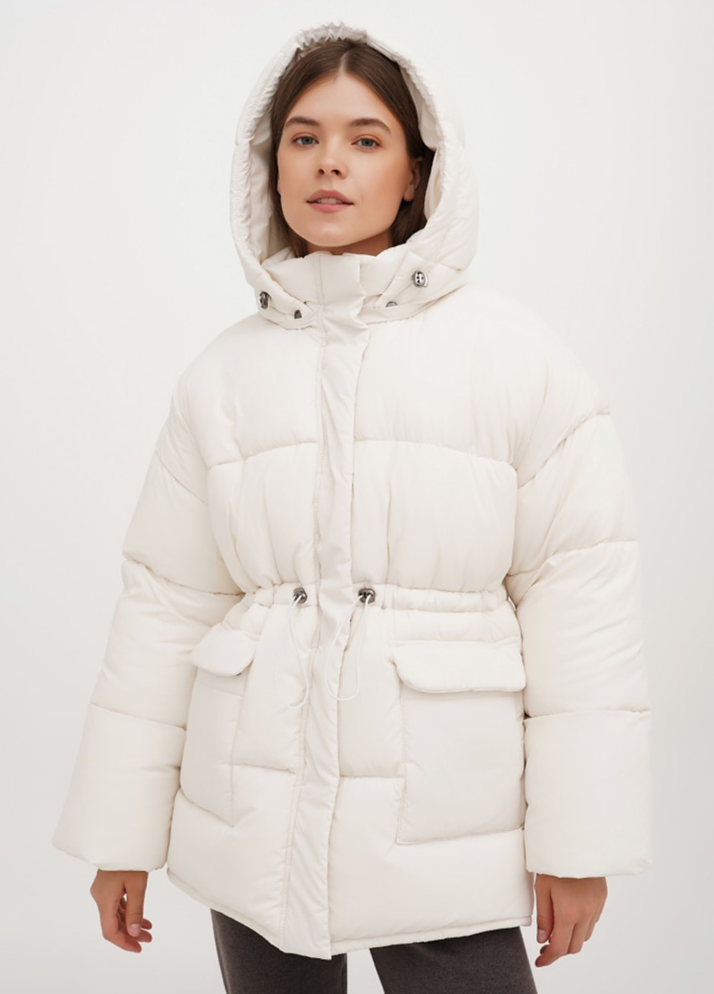 Молочний зимній Пуховик ESSME