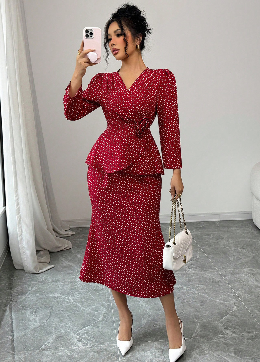 Костюм (блуза, юбка) SHEIN (367802944)