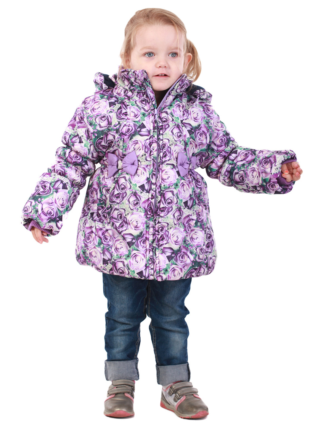 Фиолетовая демисезонная куртка Piccolo L