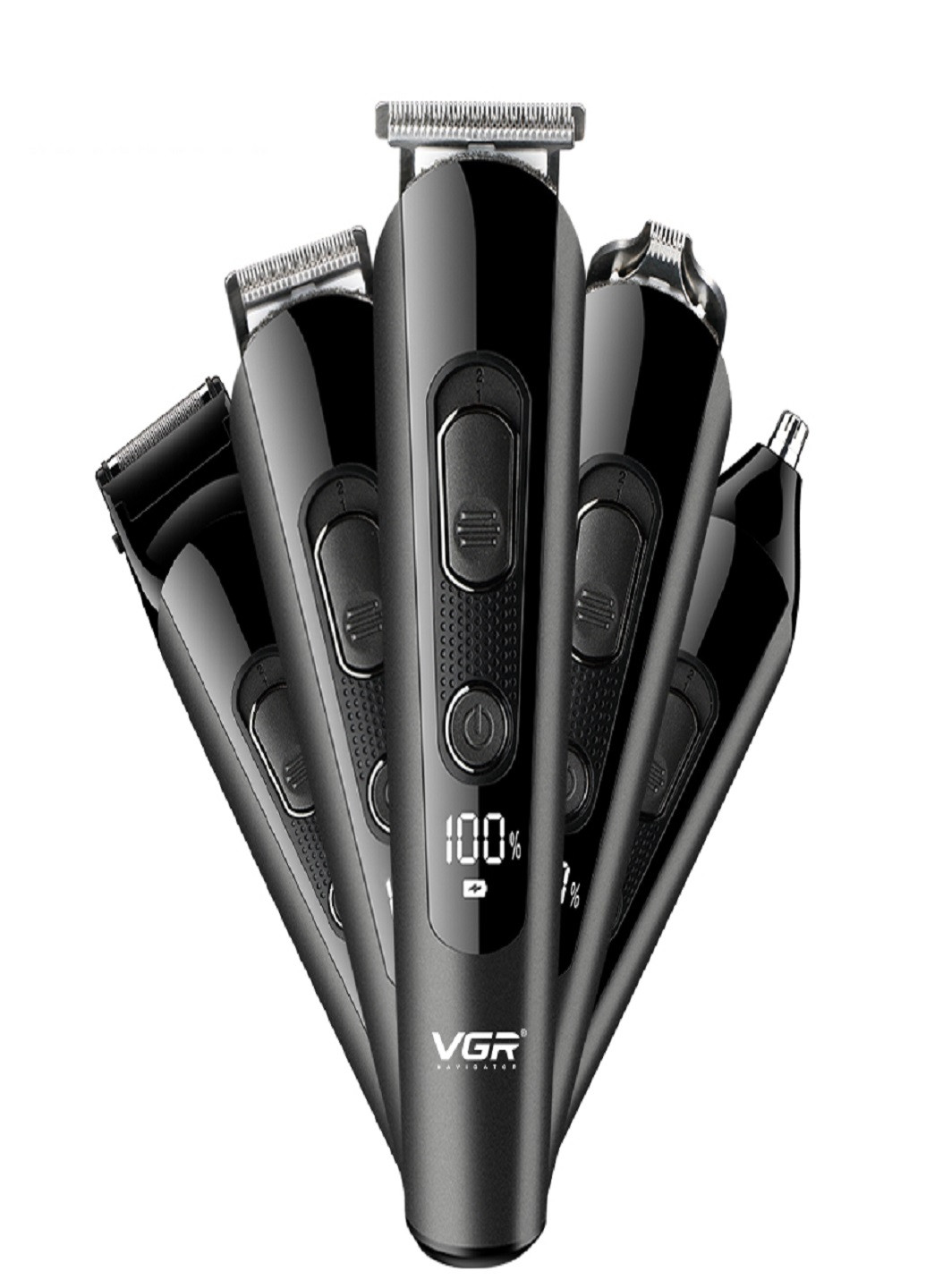 Аккумуляторная машинка для стрижки волос с насадками VGR 175 VTech (253336577)
