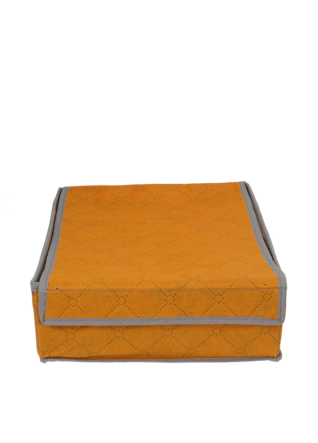 Органайзер с крышкой, 27х36х11 см TV-magazin геометрический оранжевый