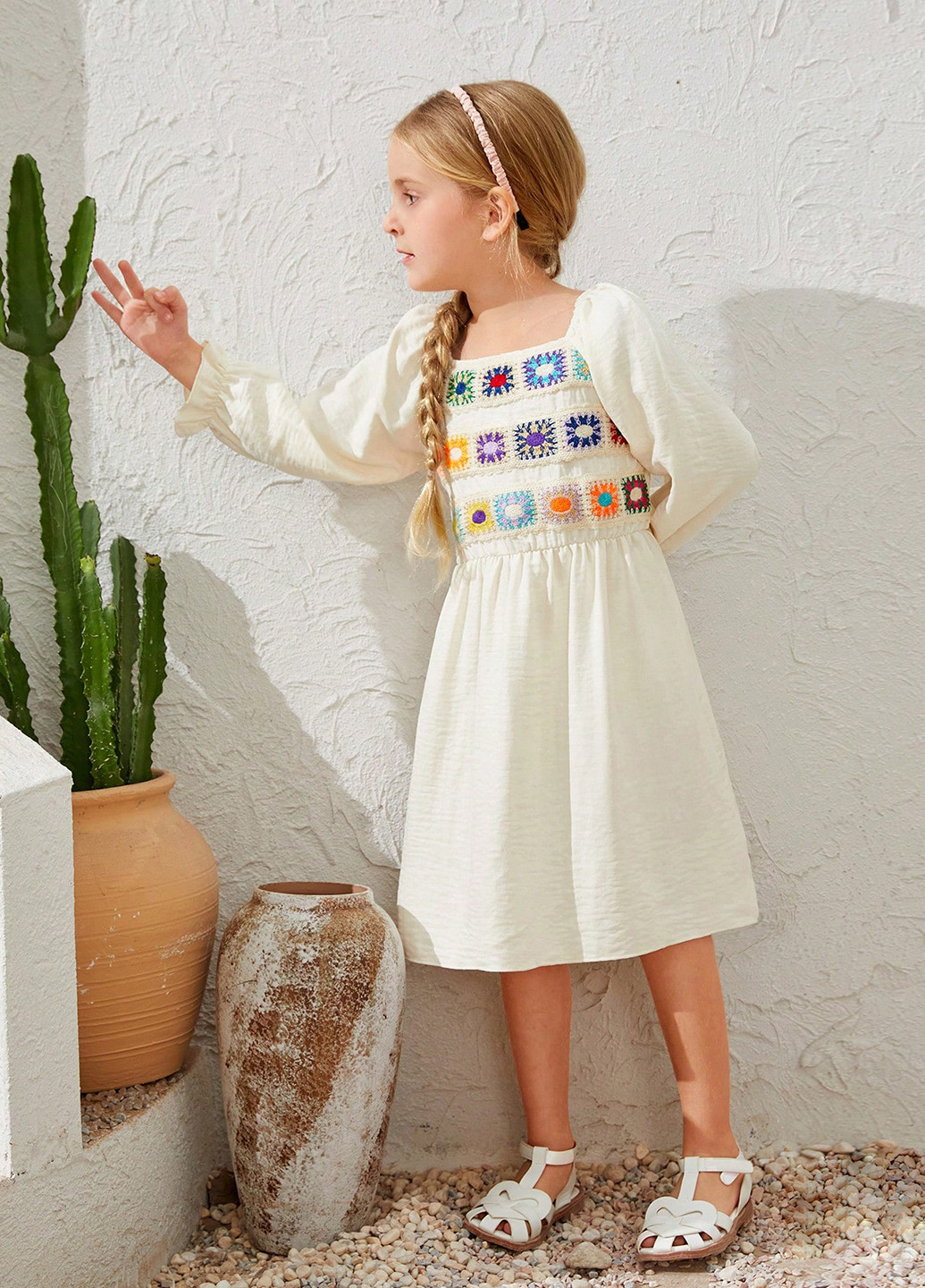 Бежевое платье SHEIN (331535729)