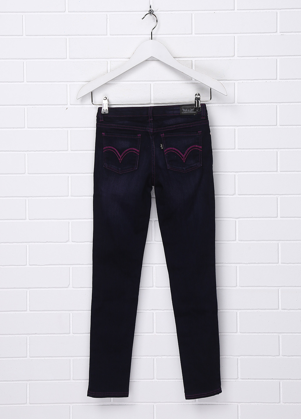 Фиолетовые демисезонные зауженные джинсы Levi's