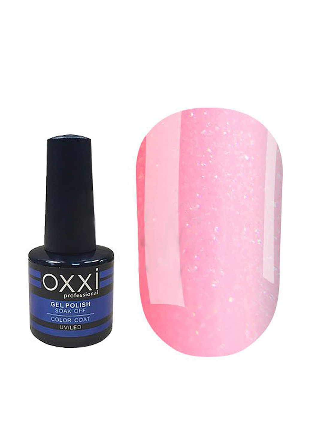 Гель-лак для нігтів №157 (яскравий ніжно-рожевий з мікроблеском), 8 мл OXXI (82321011)