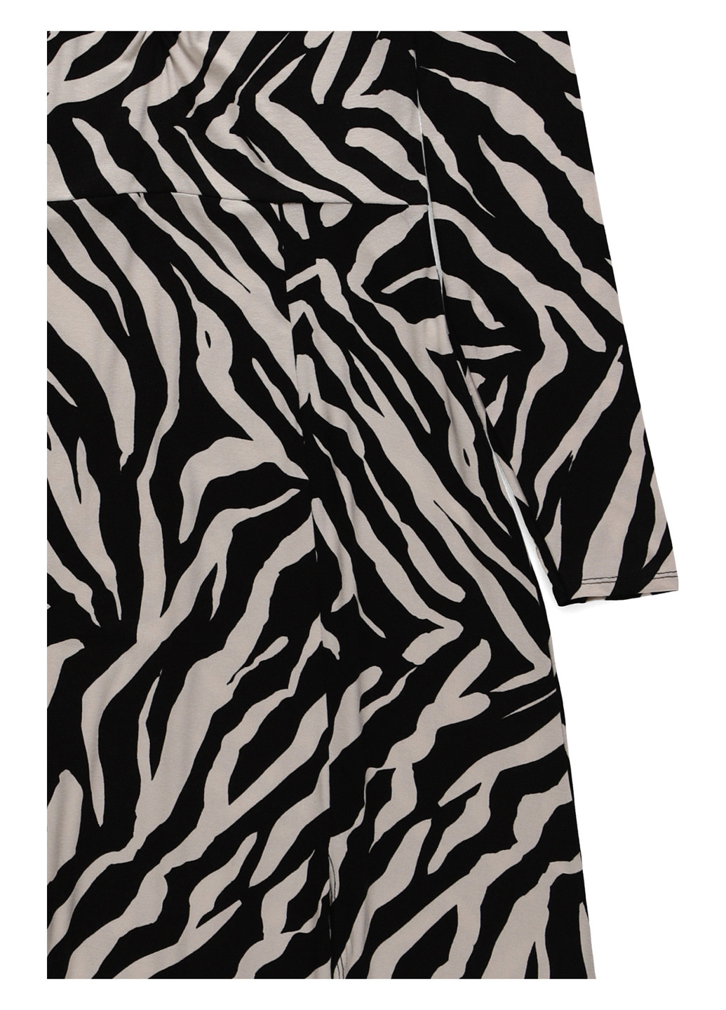 Бежевое кэжуал платье а-силуэт Dorothy Perkins зебра