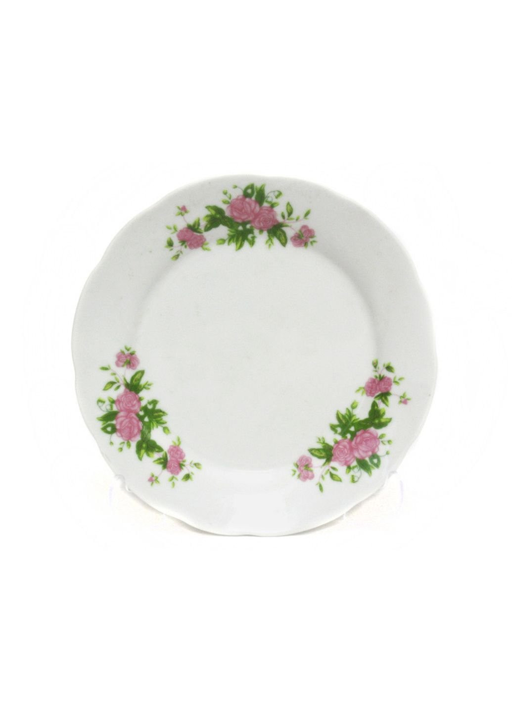 Тарелка обеденная Розовая роза 818-414А-20-M 20 см Interos (253613552)