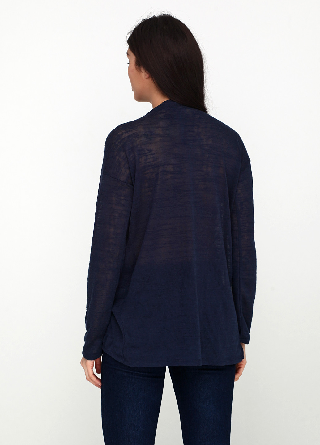 Темно-синий демисезонный пуловер пуловер Jean Pascale