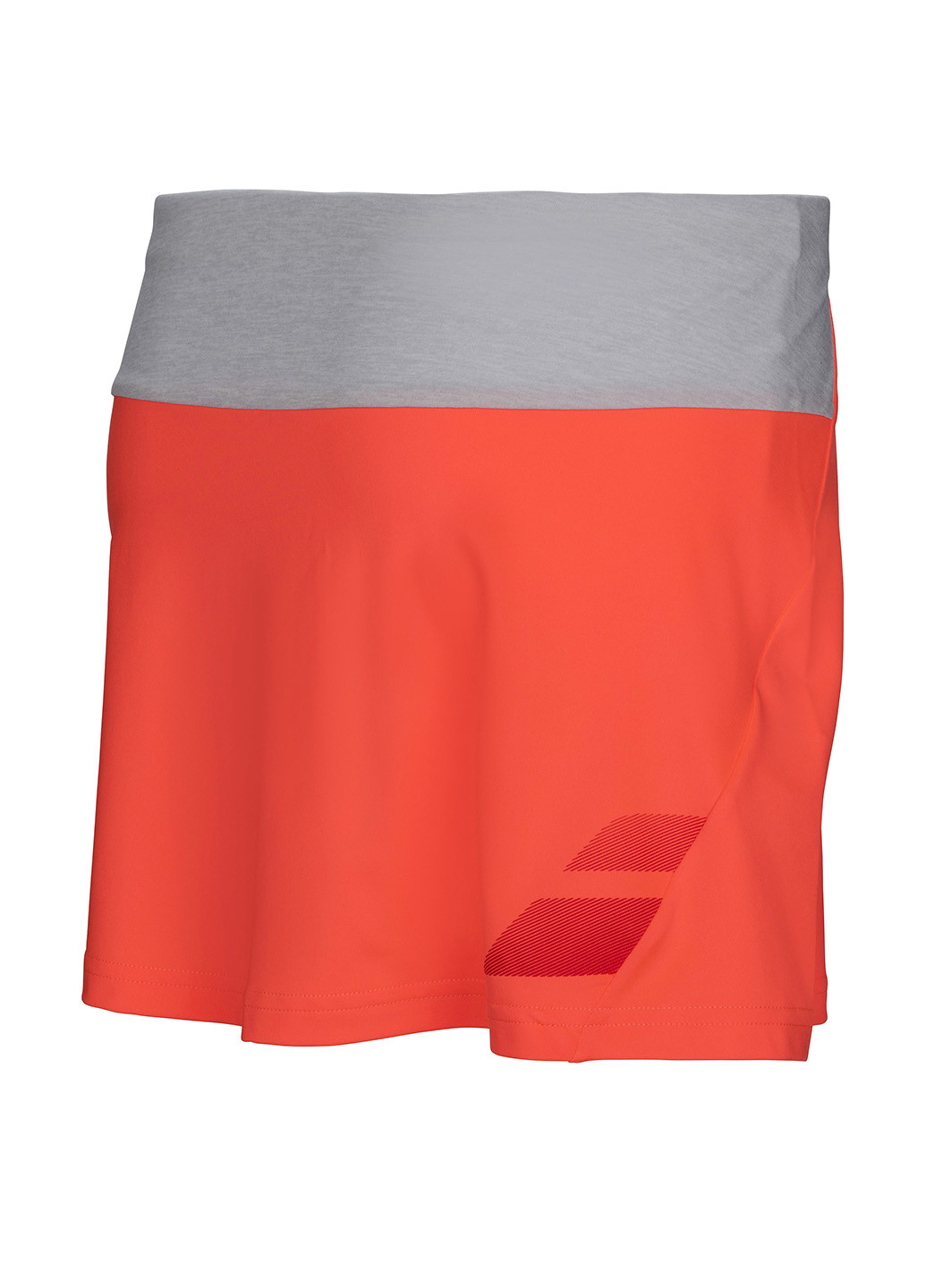Оранжевая спортивная с логотипом юбка Babolat мини