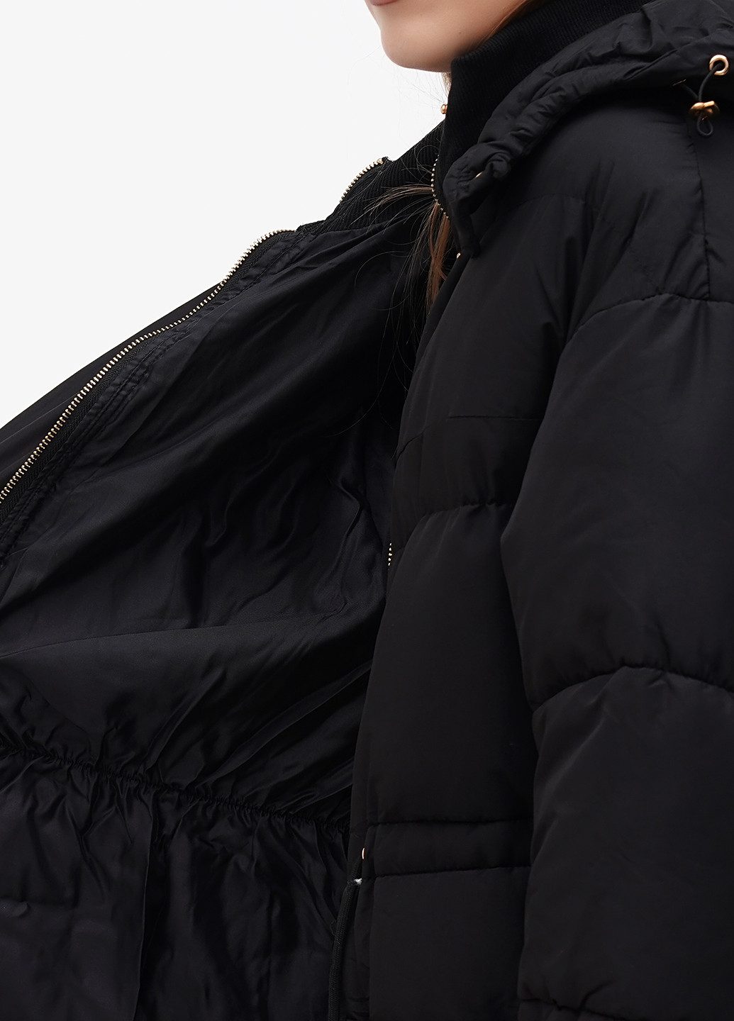 Черная демисезонная куртка MissPap