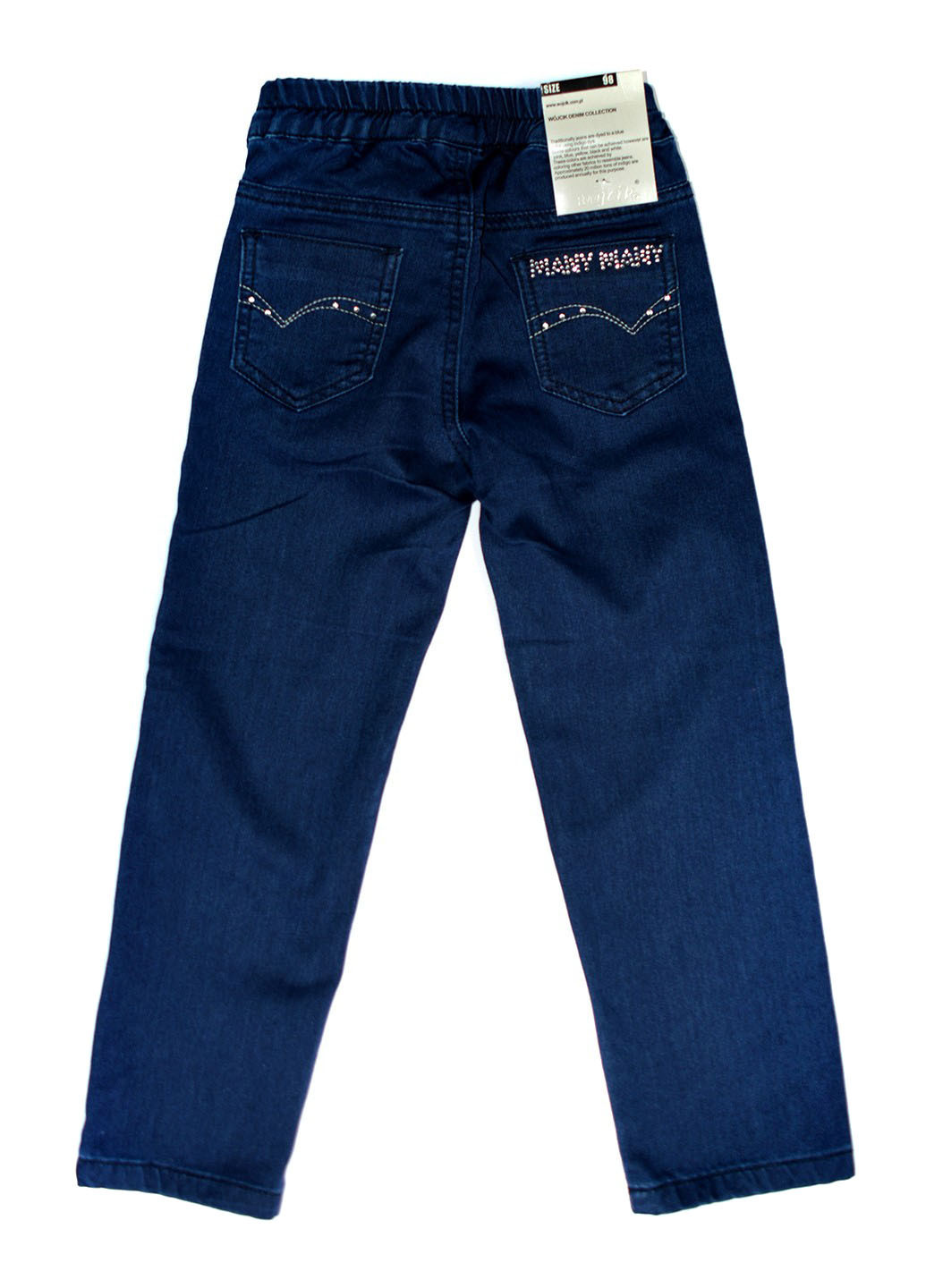 Синие демисезонные прямые джинсы Wojcik
