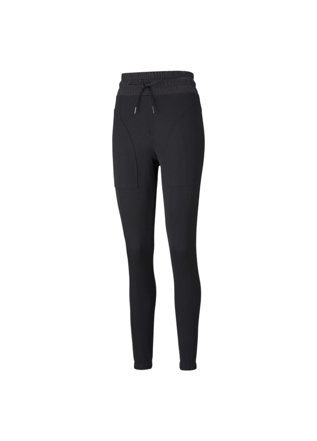 Черные демисезонные штаны forever luxe women's training joggers Puma