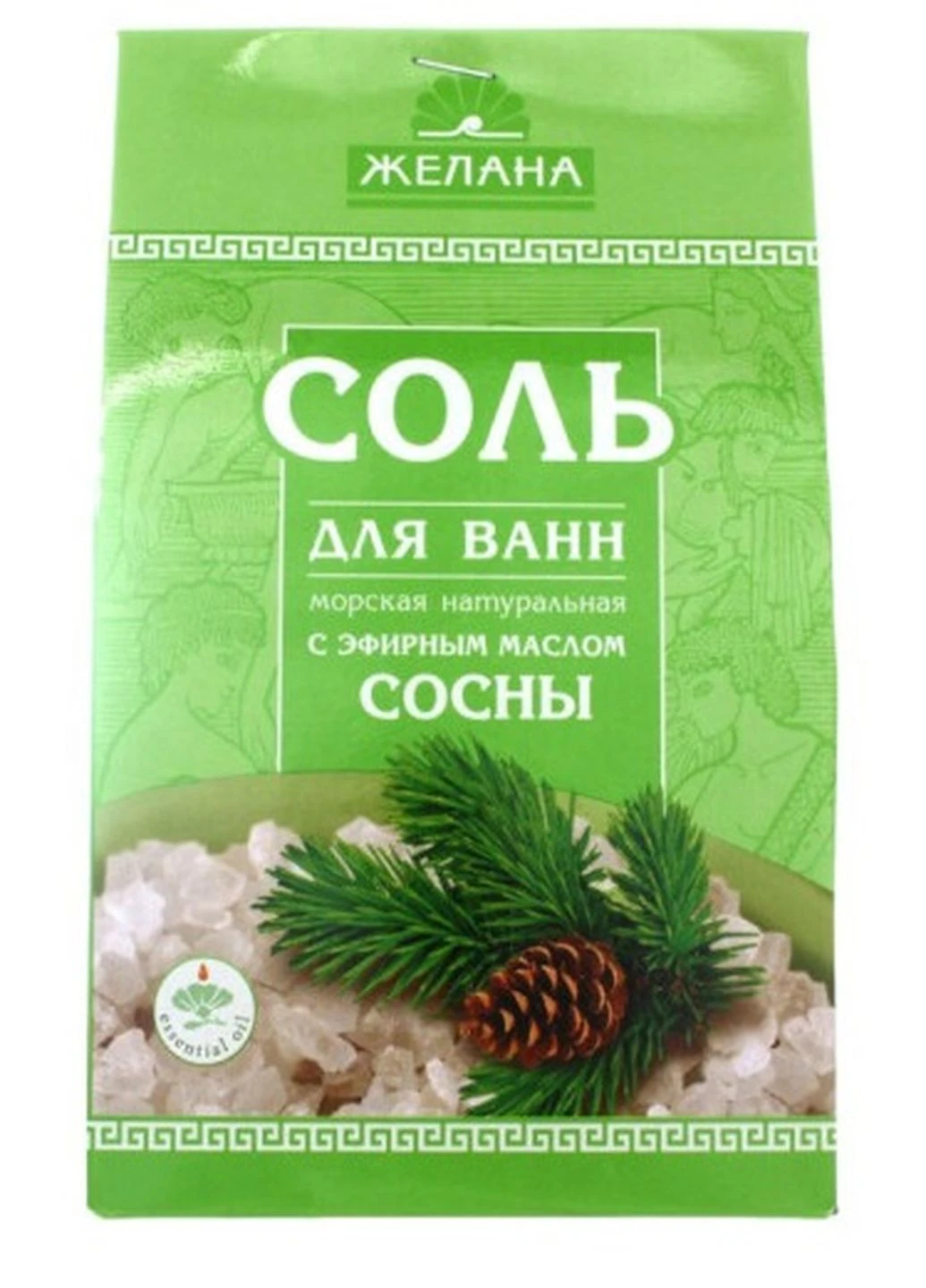 Сіль для ванн Сосна 500 г Желана (248920067)