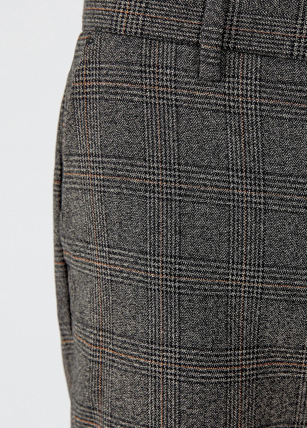 Комбинированные кэжуал демисезонные прямые, укороченные брюки Pull & Bear