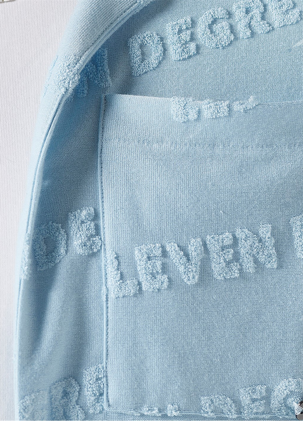 Светло-голубой кэжуал рубашка с надписями 11 Degrees