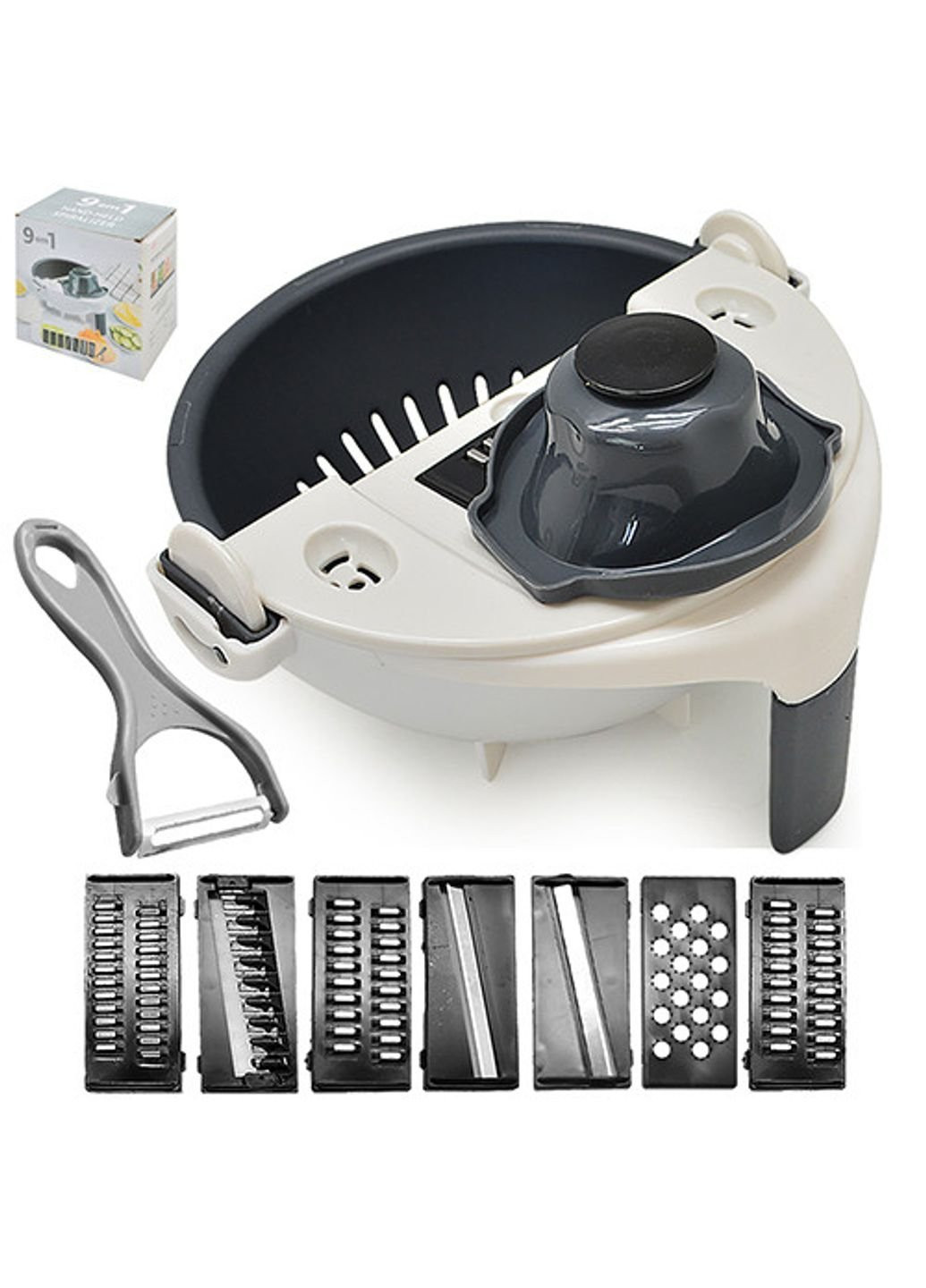 Терка-овощерезка с контейнером TL-00022 23х12 см Stenson (253622954)