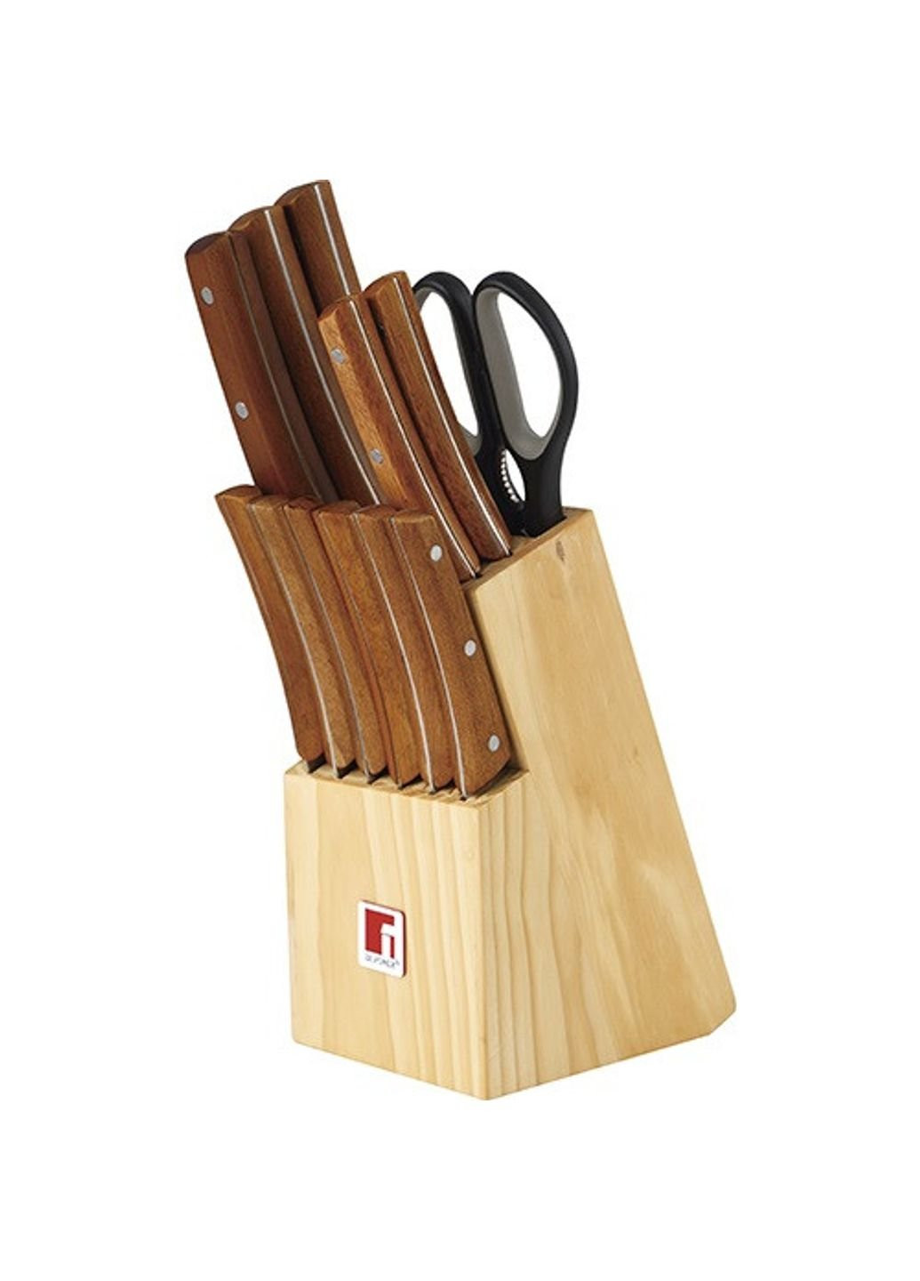 Набор кухонных ножей BG-8911-MM 13 предметов Bergner комбинированные,