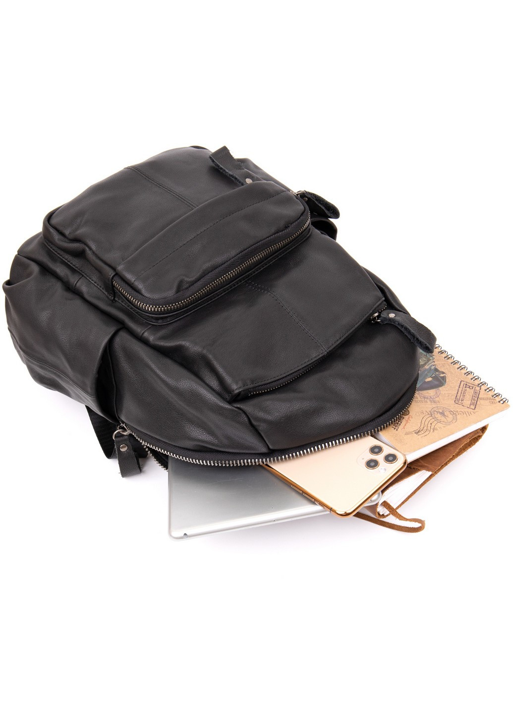 Рюкзак в гладку шкіру Vintage (241229148)