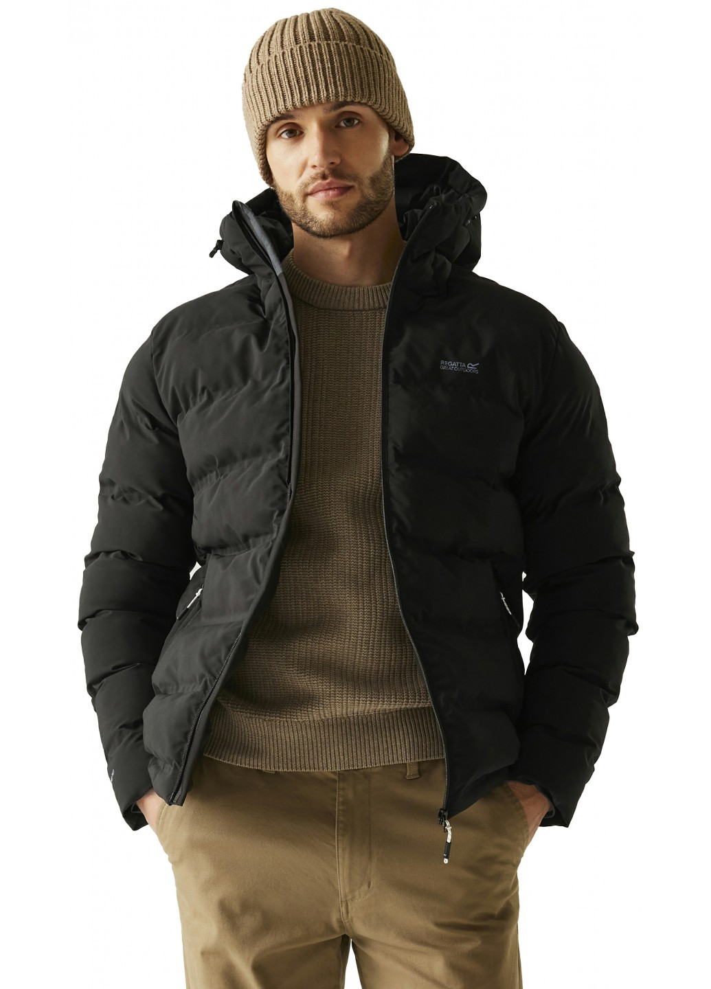 Чорна зимня куртка Regatta