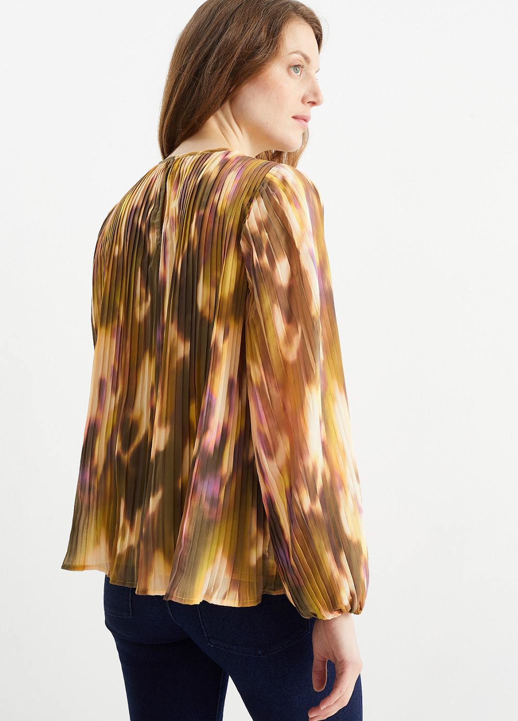 Коричнева блуза C&A