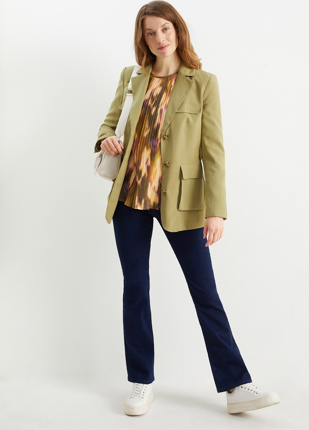 Коричнева блуза C&A