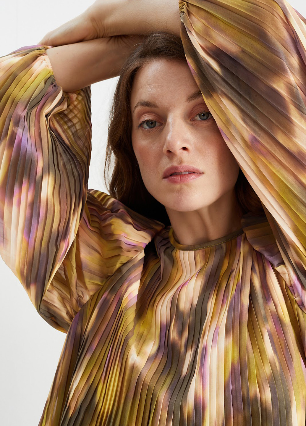 Коричнева блуза C&A