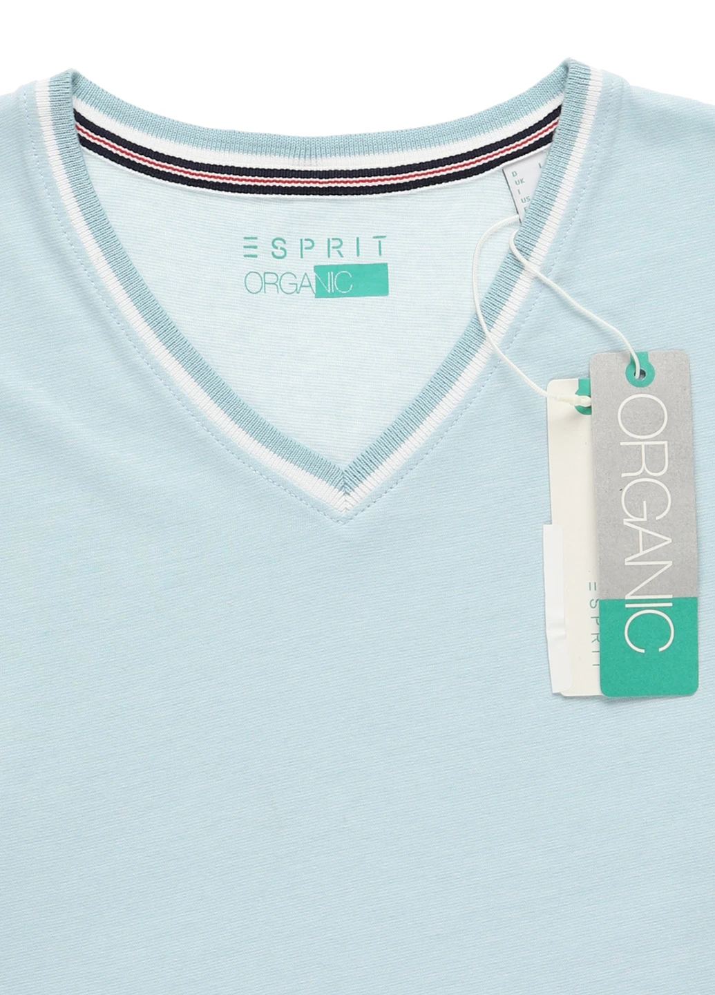 Голубая футболка Esprit