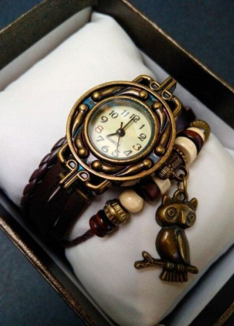 Женские часы Owl Brown quartz CL (229049292)