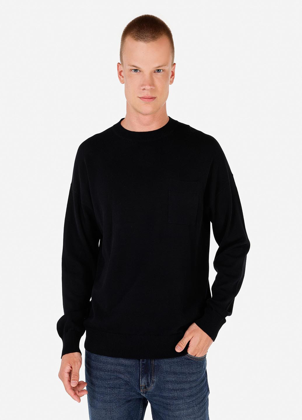 Черный демисезонный джемпер джемпер Colin's