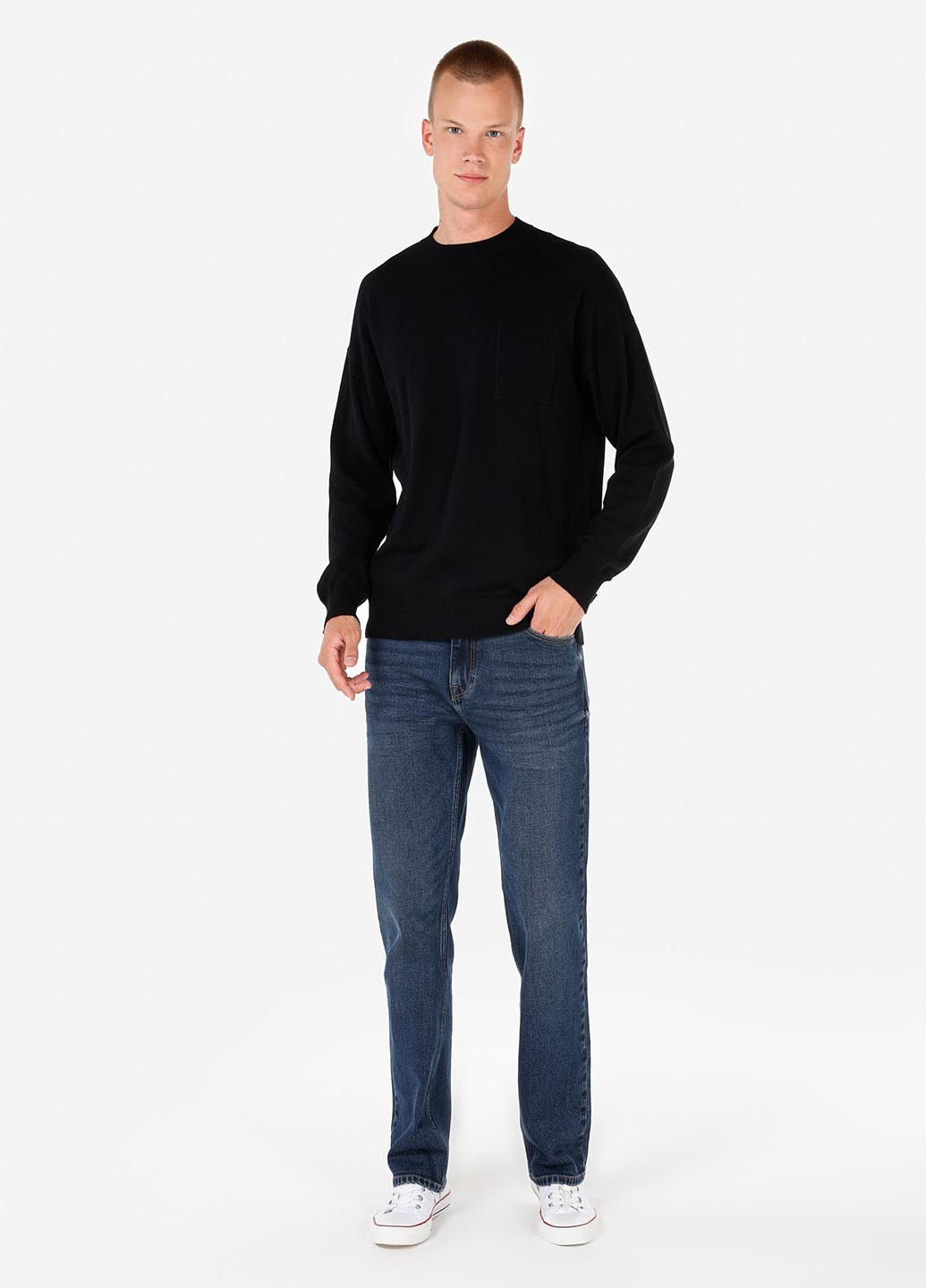 Черный демисезонный джемпер джемпер Colin's