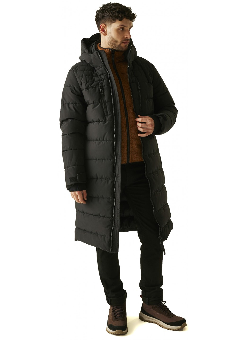 Черная зимняя куртка Regatta